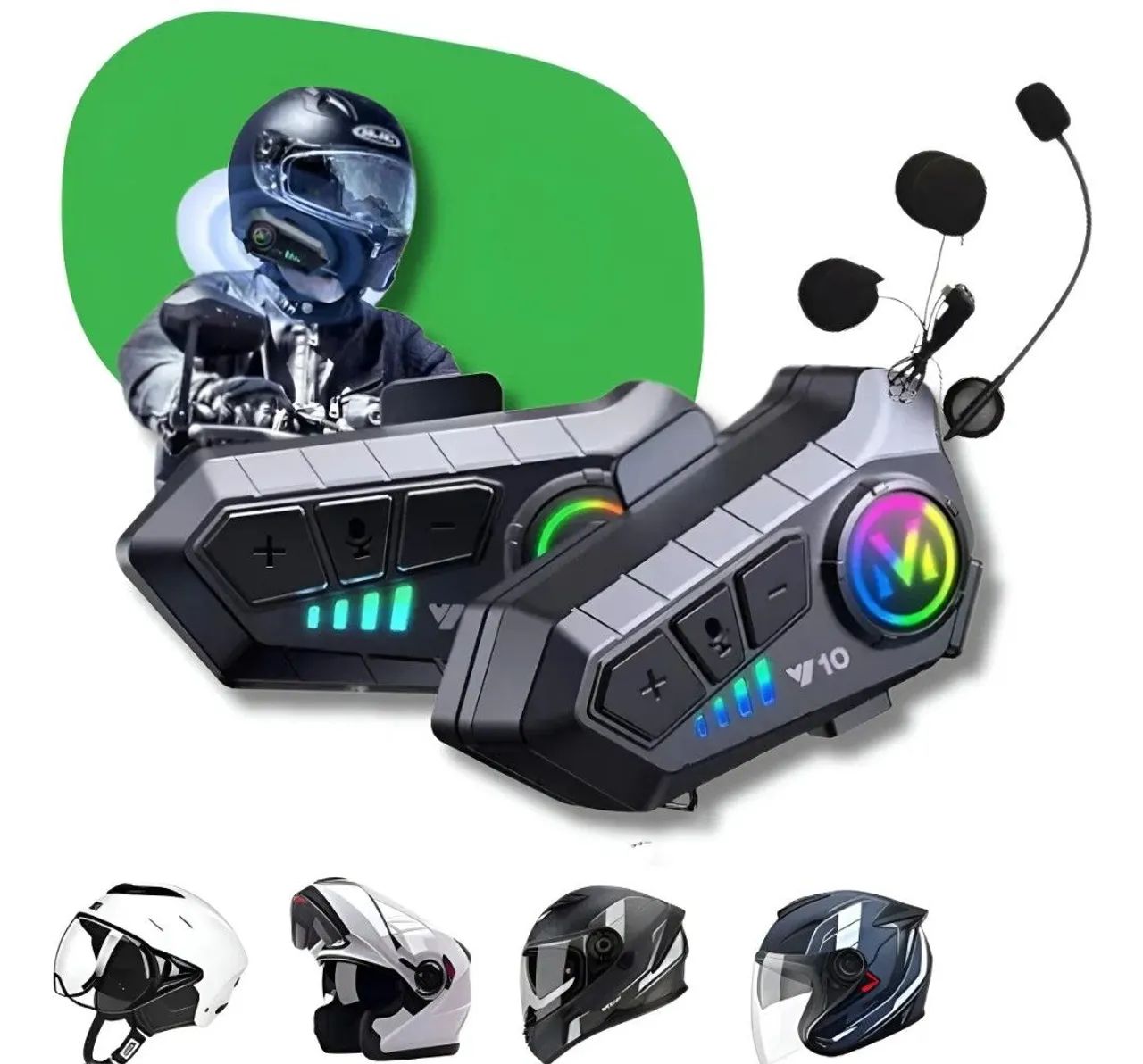 Intercomunicador  p capacete 