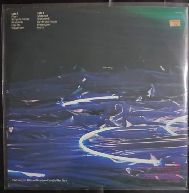 LP-Disco vinil-Rita Lee-Flagra-Ano 1982 - Com encarte - em ótimo estado - Foto 2
