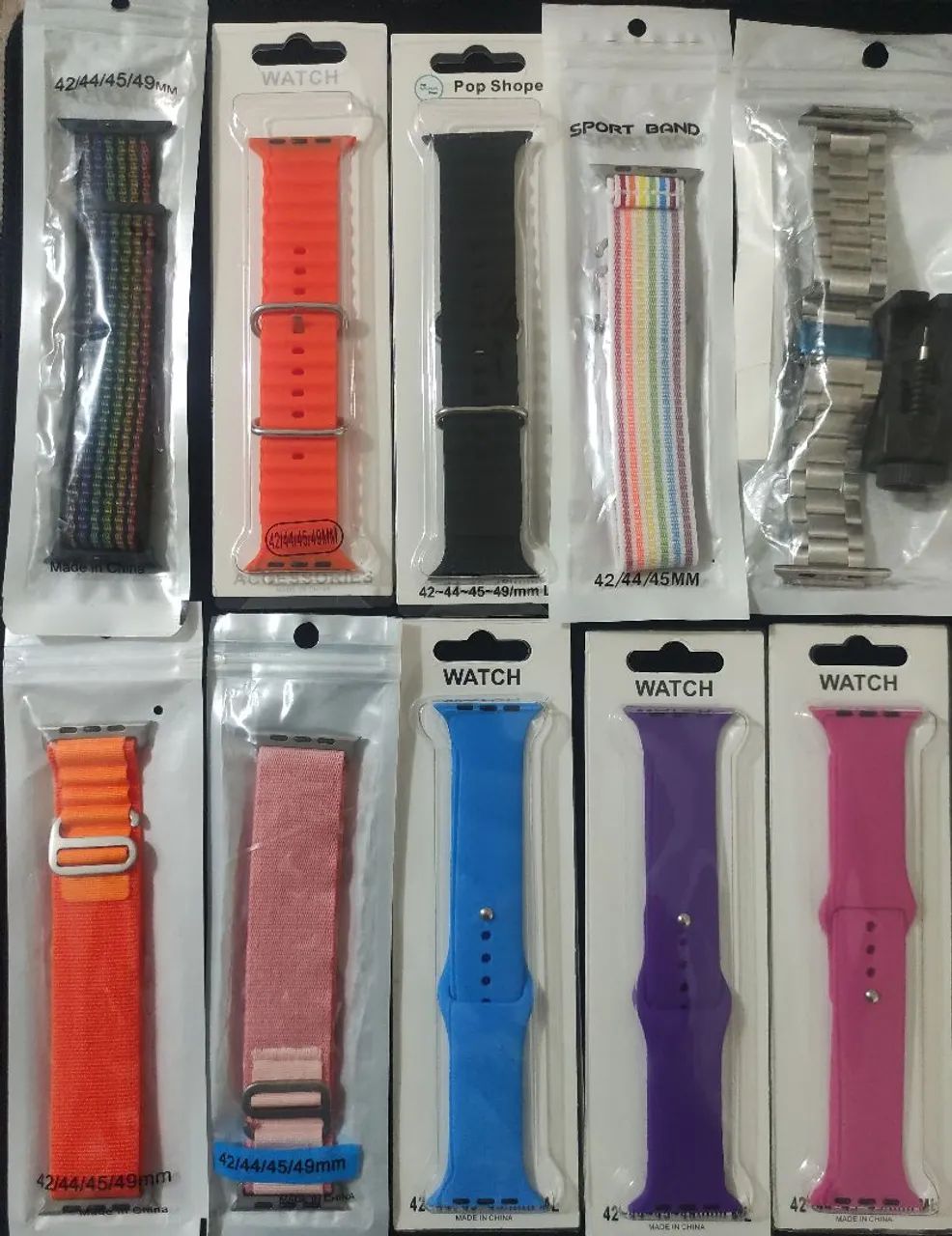 Pulseiras para Smartwatch - Diversos Modelos e Cores