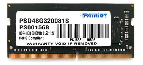 Memoria Notebook Patriot 8GB DDR4 3200mhz