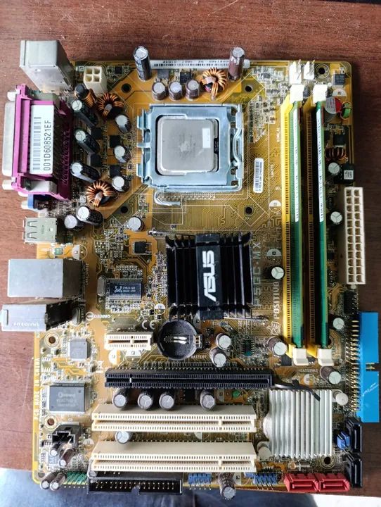 Placa-mãe ASUS P5GC-MX + processador Dual core E2160+2 GB ram