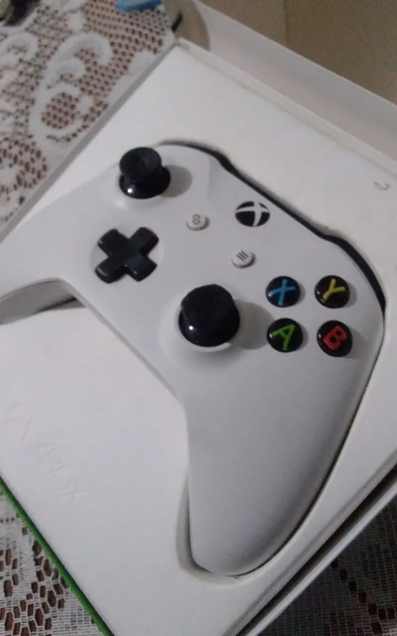Controle XboxOne S Sem Fio - Branco com caixa preço pra evar hoje - Foto 3