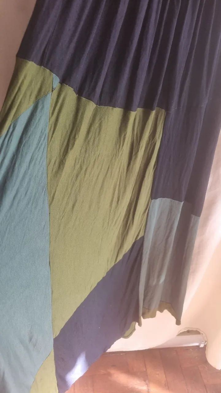 Vestido de malha longo preto G  - Foto 4