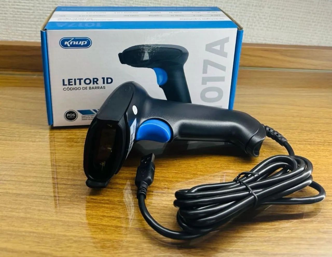 Leitor de Código de Barras Knup 1017A+