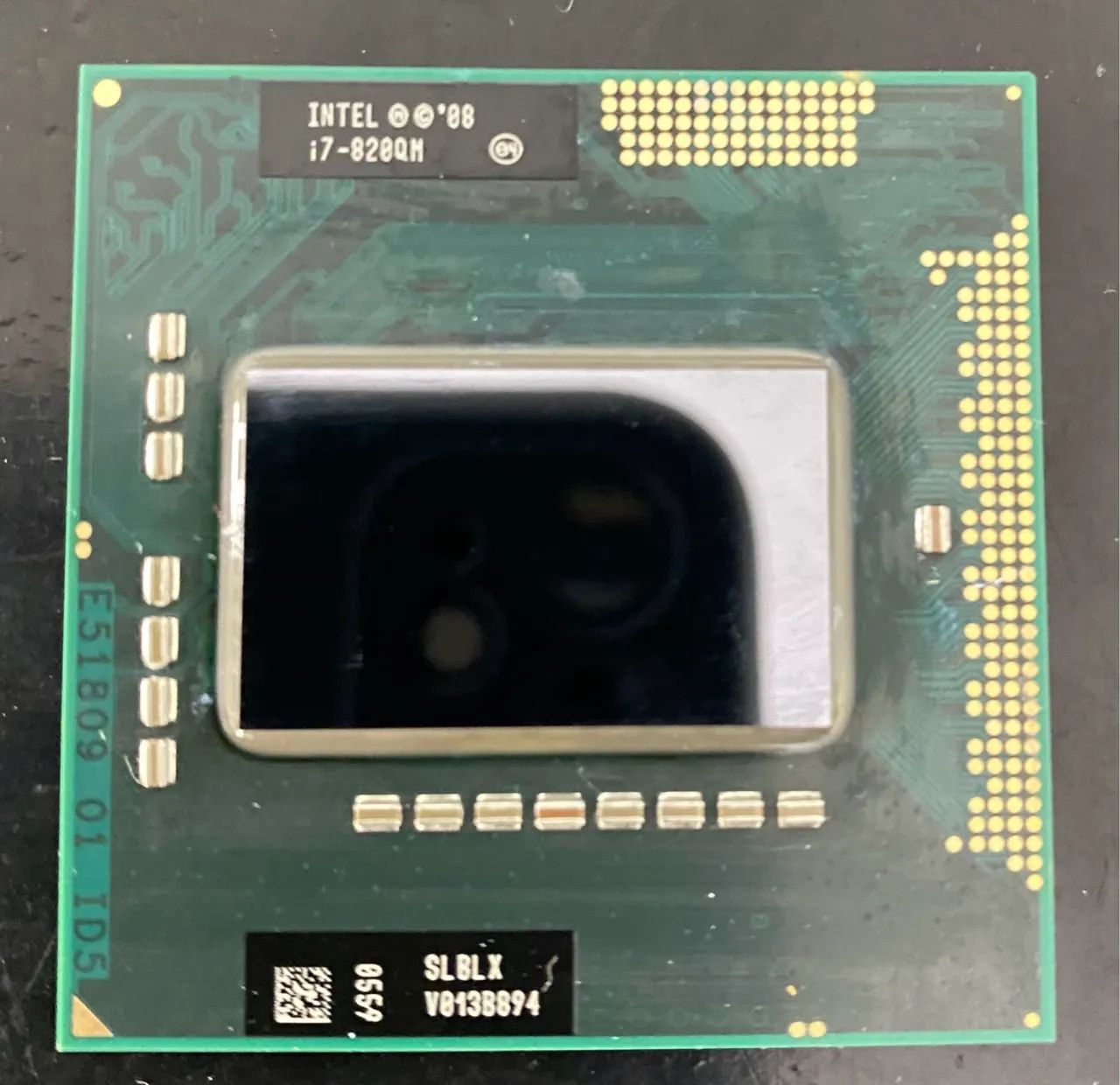 Processador Intel Core i7-820QM notebook primeira geração 