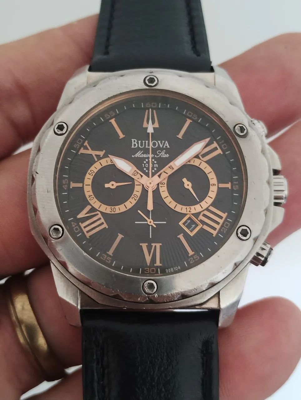 Relógio Bulova Marine Star cronógrafo  98B104