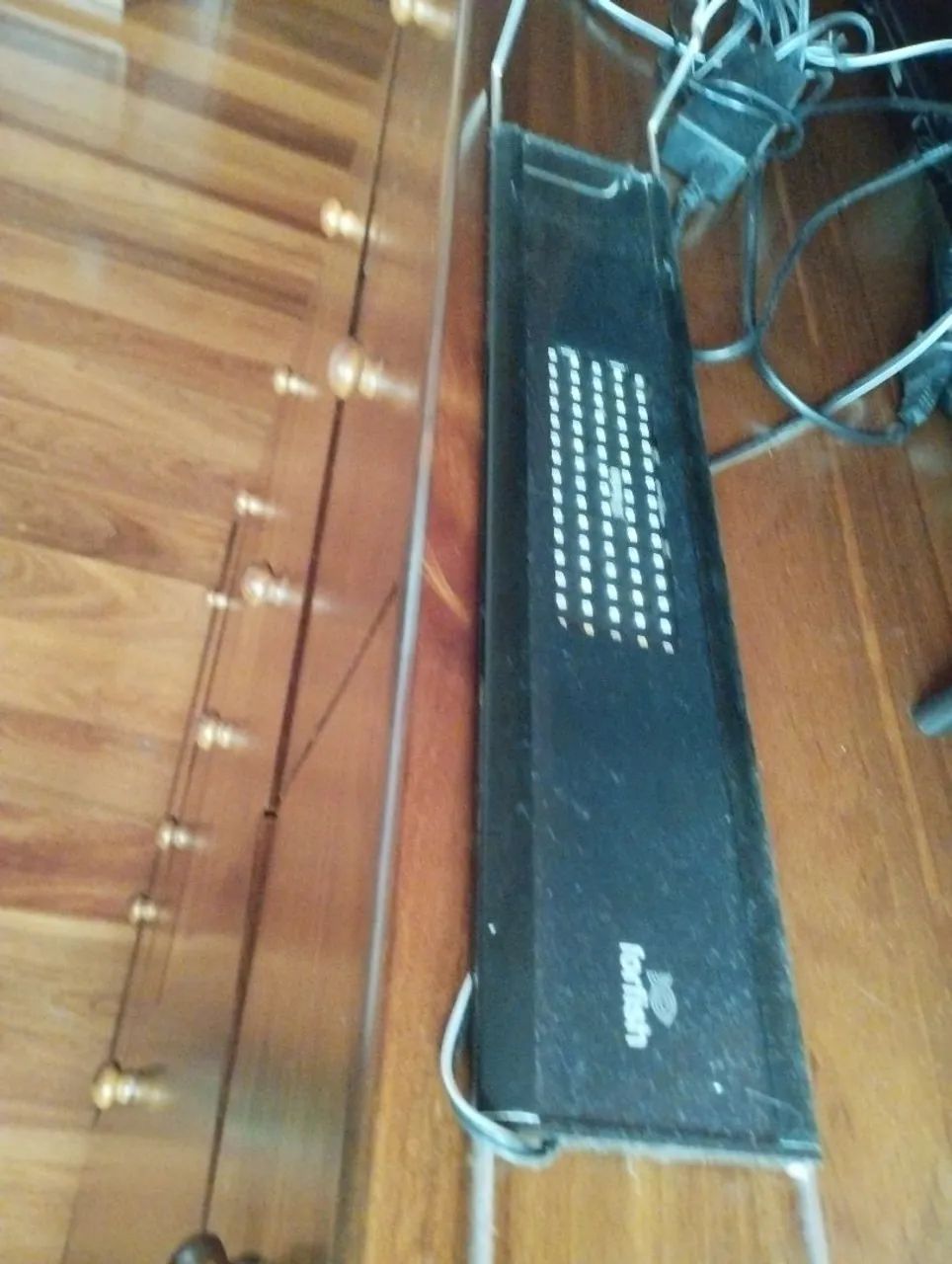 Luminária aquário marinho forfish 40w (danificado)