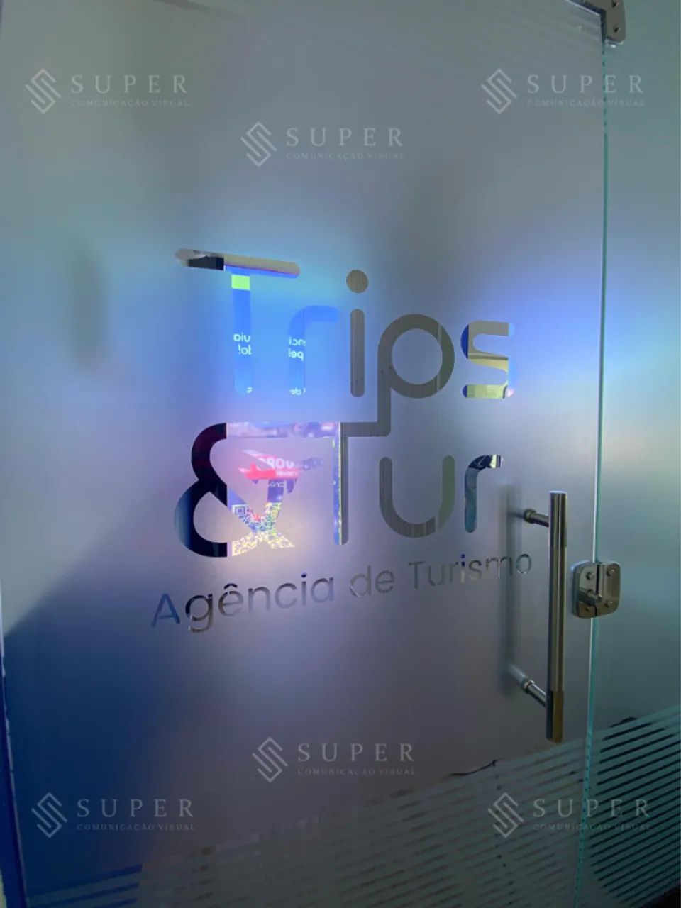 Adesivo jateado para escritório e empresas no geral - Foto 4