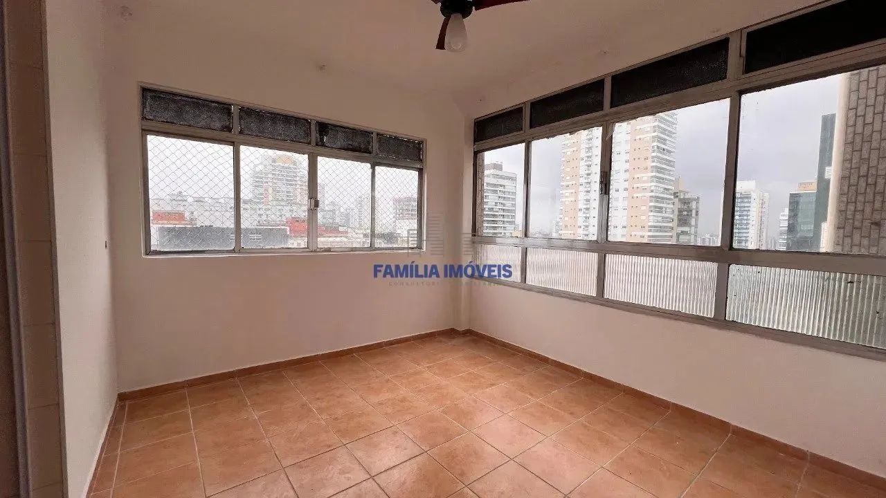 Apartamento para alugar 1 quarto mobiliado Embaré Santos - Foto 6
