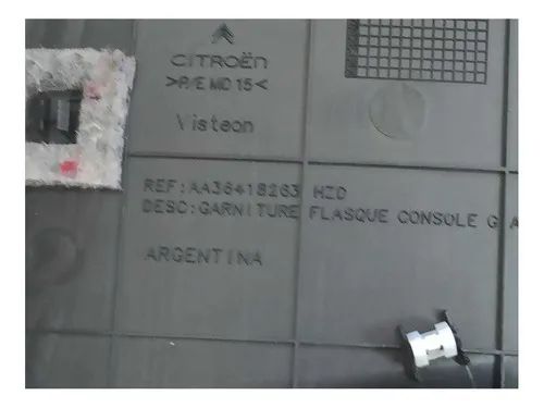Acabamento Console Central Esquerdo C4 Lounge 2014 A 2017 - Foto 3