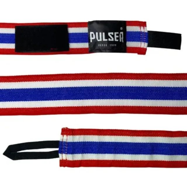 Par Bandagem 3 metros Pulser Muay Thai Boxe Kickboxing - Foto 3
