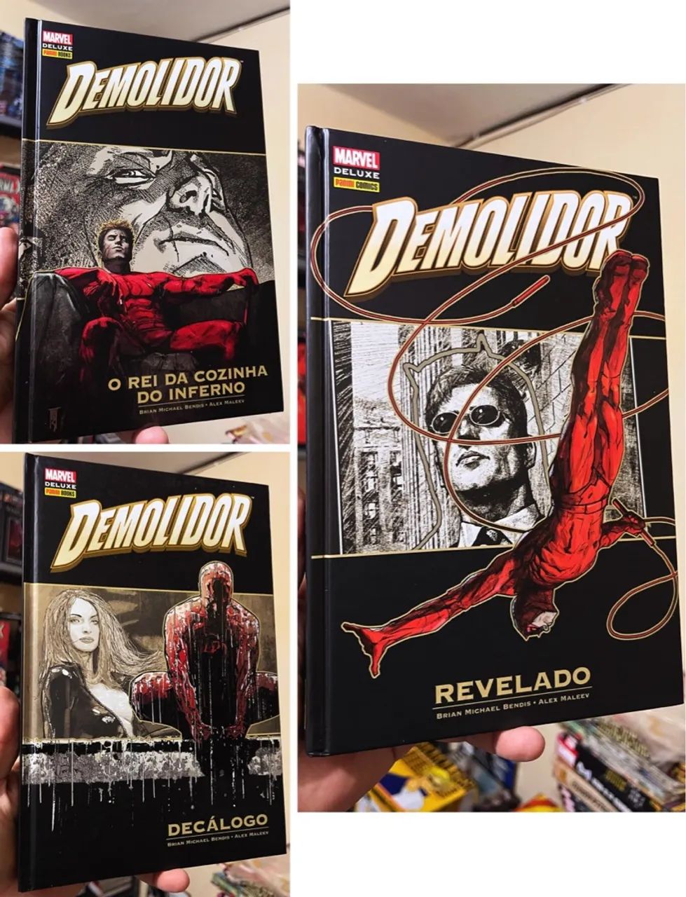 Demolidor Deluxe 3 volumes 