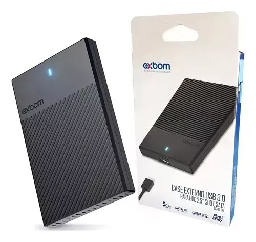 Hd Externo 1tb Usb 3.0, Exbom Cor Preto - Foto 2