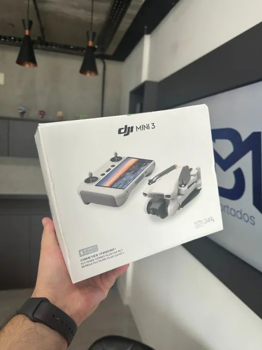 Drone Dji Mini 3 Controle Com tela + Fly More  (3 Baterias) | Loja Física | - Em ate 18x - Foto 3