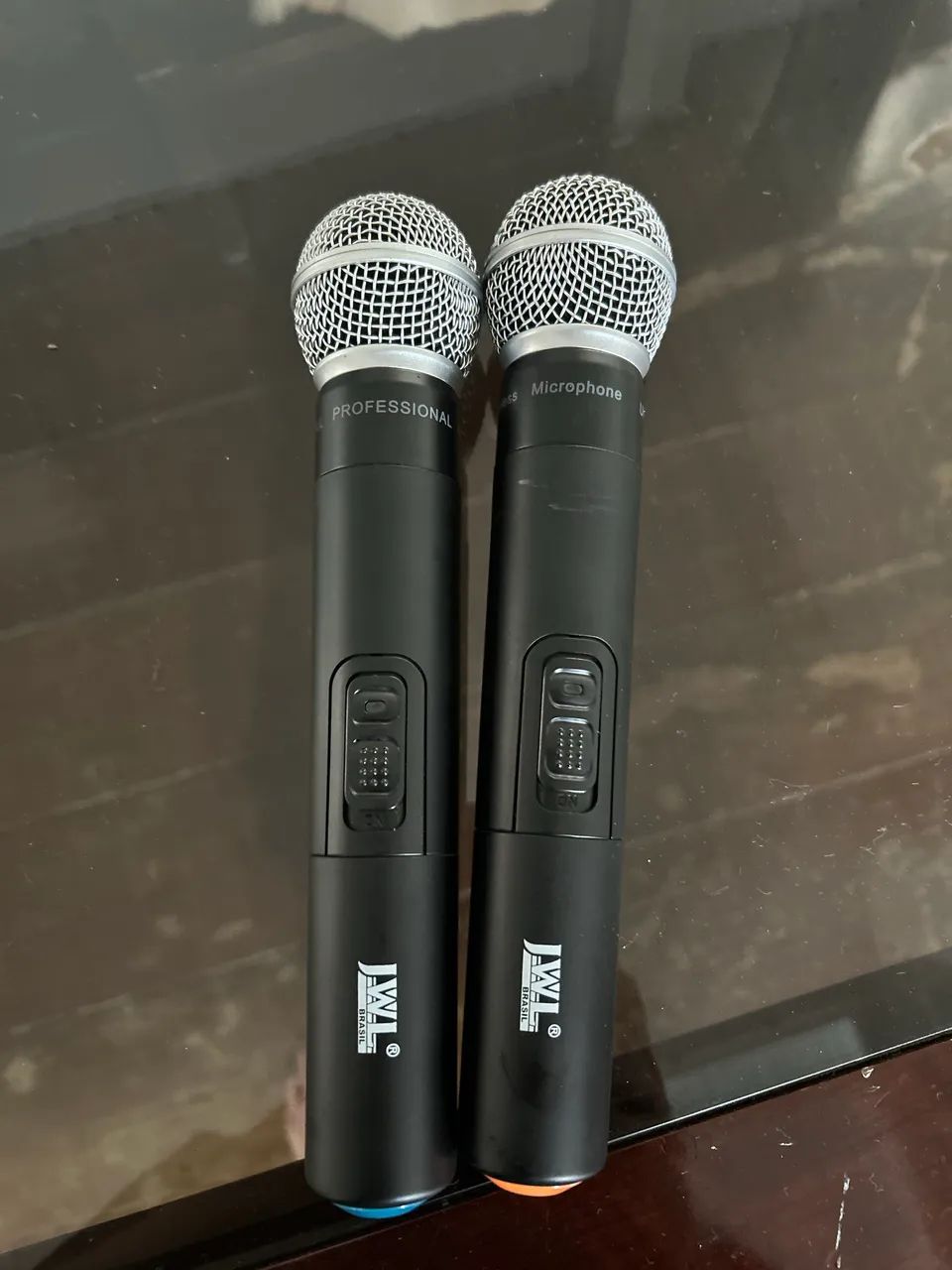 microfone jwl sem fio uhf pll