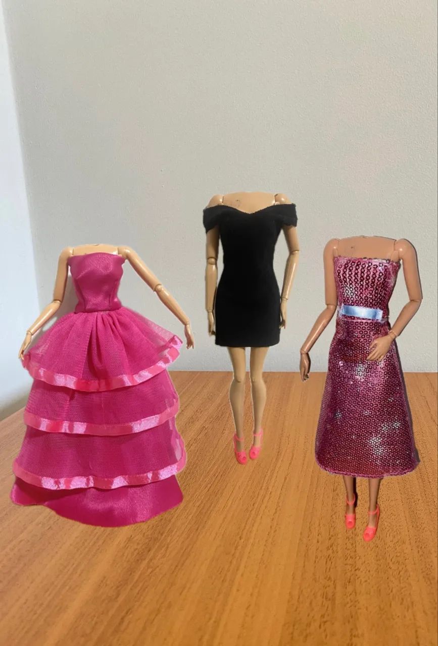 Barbie - Kit vestidos 