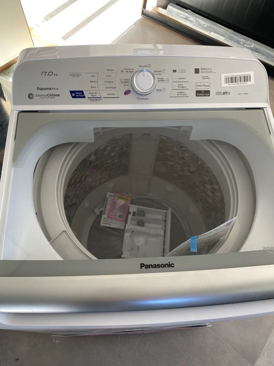 Máquina de lavar roupa 17kg Panasonic 64739934477955123