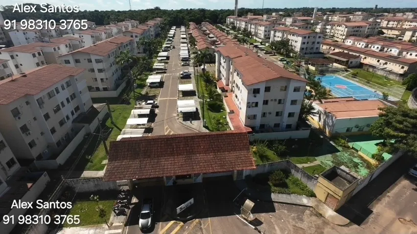 Cond. Soure na Br próximo IESP em Marituba, apto 2 quartos, quintal R$ 165 mil
