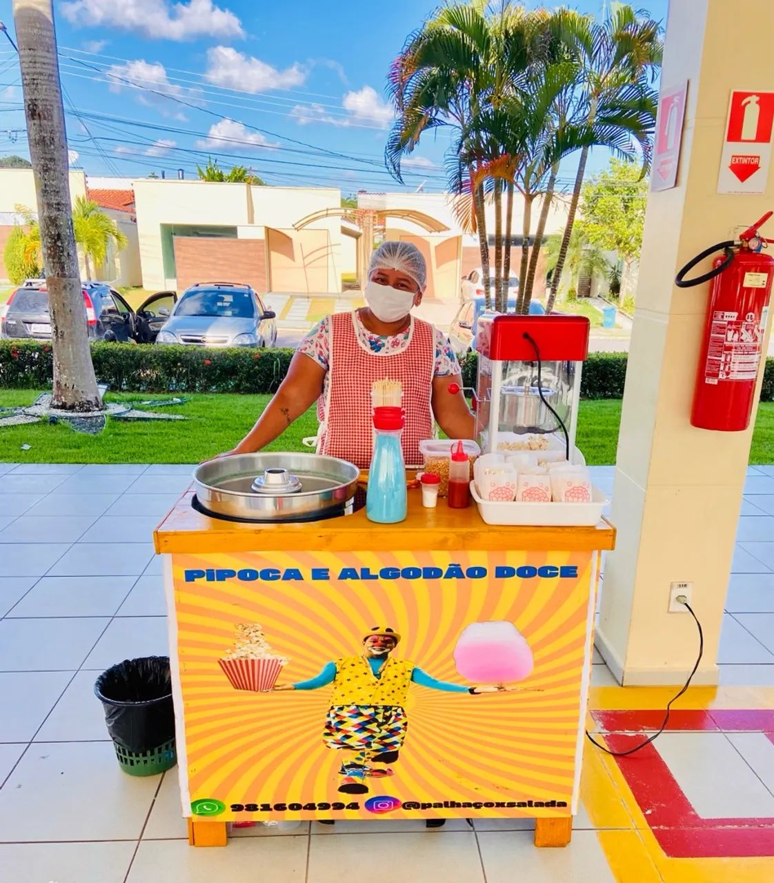 Pipoca e algodão doce - Diversão garantida!