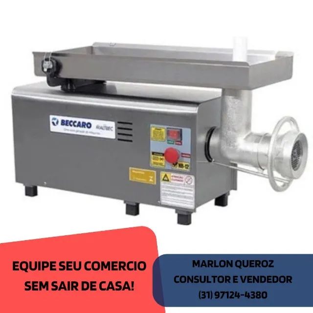 Moedor de Carne Becarro Inox Boca 22 PBM22I