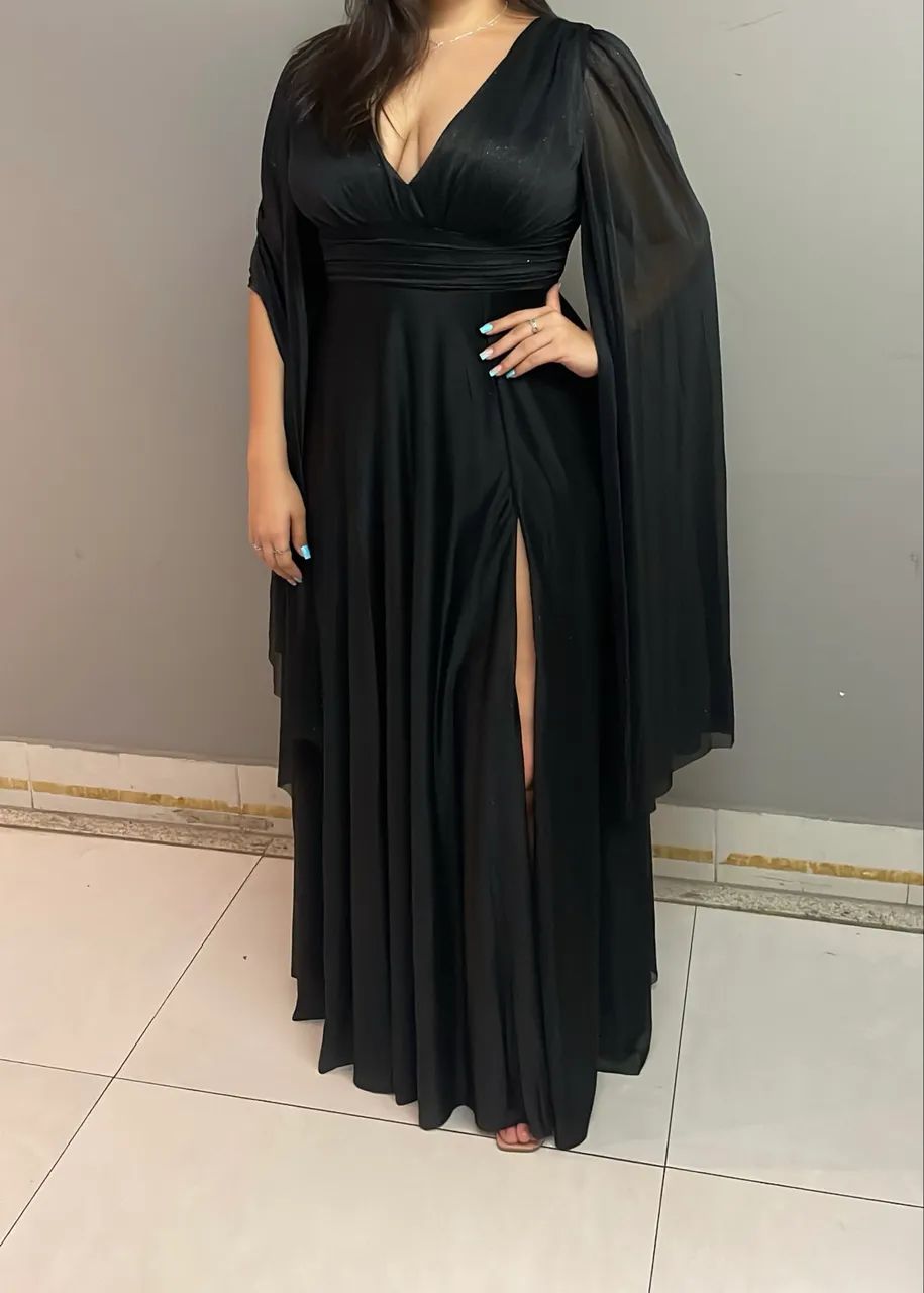 Vestido De Festa Preto - Foto 2