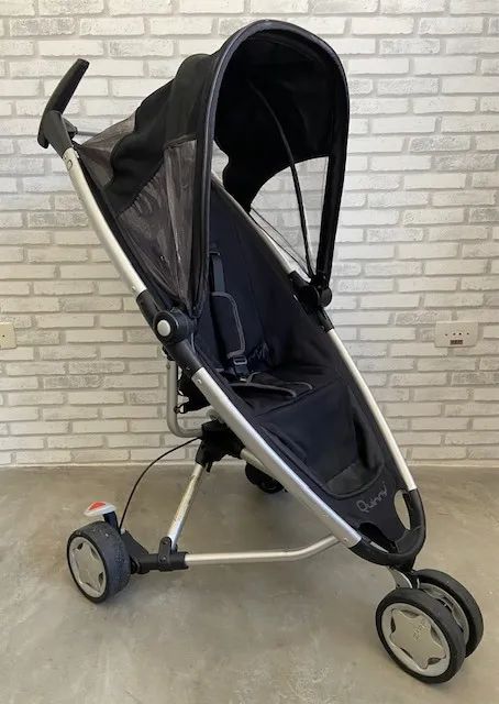 Carrinho de Bebê Quinny Zapp Preto 3 Rodas