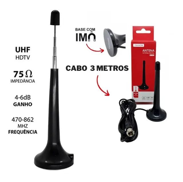 Antena De Tv Digital Interna  Tomate - Foto 2