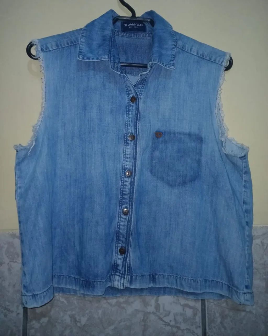 Colete Jeans Feminino Damyller