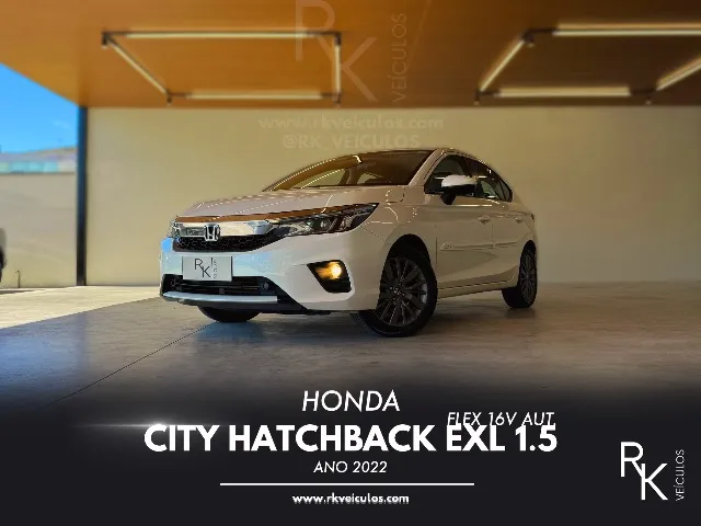 Honda City Hatchback EXL 1.5 Flex 16V Aut. - 2022 (Único Dono)