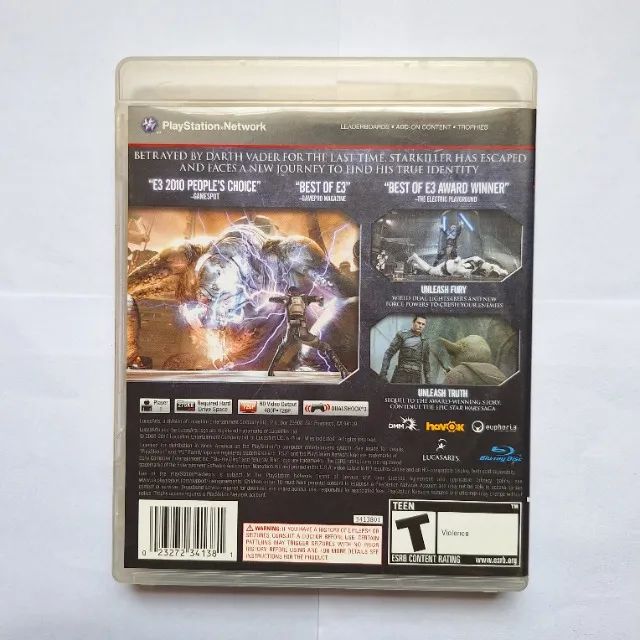 Star Wars The Force Unleashed 2 Original Físico PS3 - Foto 3