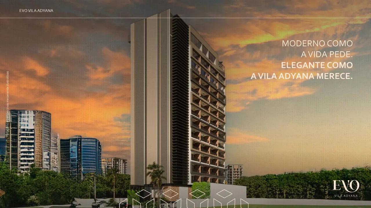 INVESTIMENTO A PREÇO DE CUSTO NA VILA ADYANA, 1 DORMITÓRIO, VARADNA GOURMET EM ANDAR ALTO