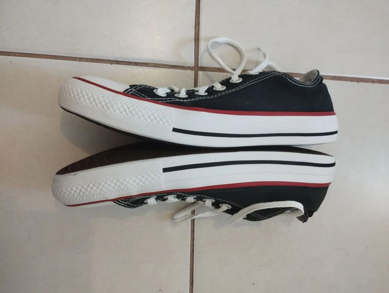 Tênis all star preto em ótimo estado  - Foto 3