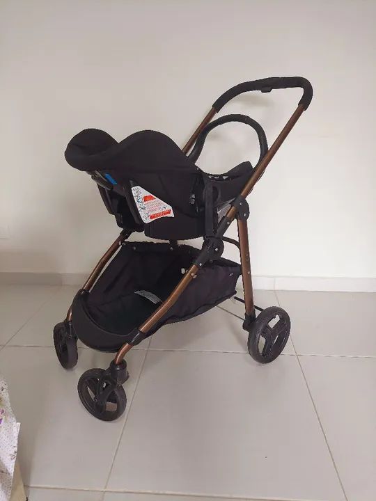 Carrinho de bebê + bebê conforto (Galzerano)  - Foto 5