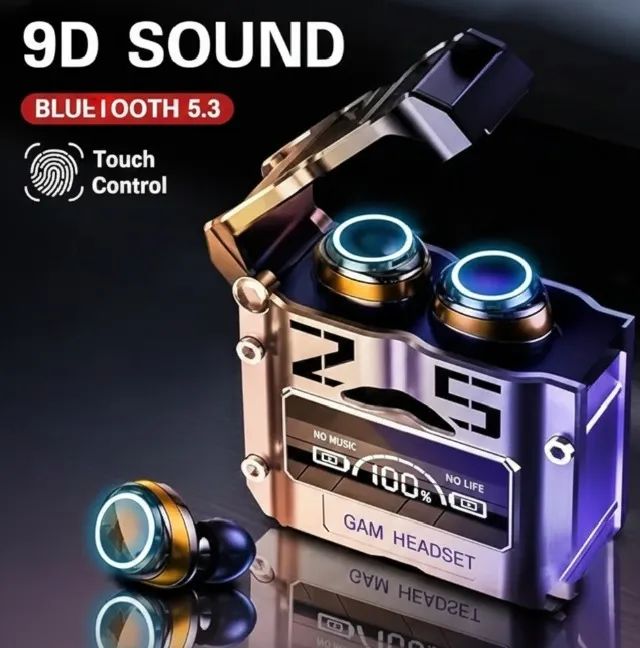 Fone de ouvido bluetooth M25 Led - Foto 2