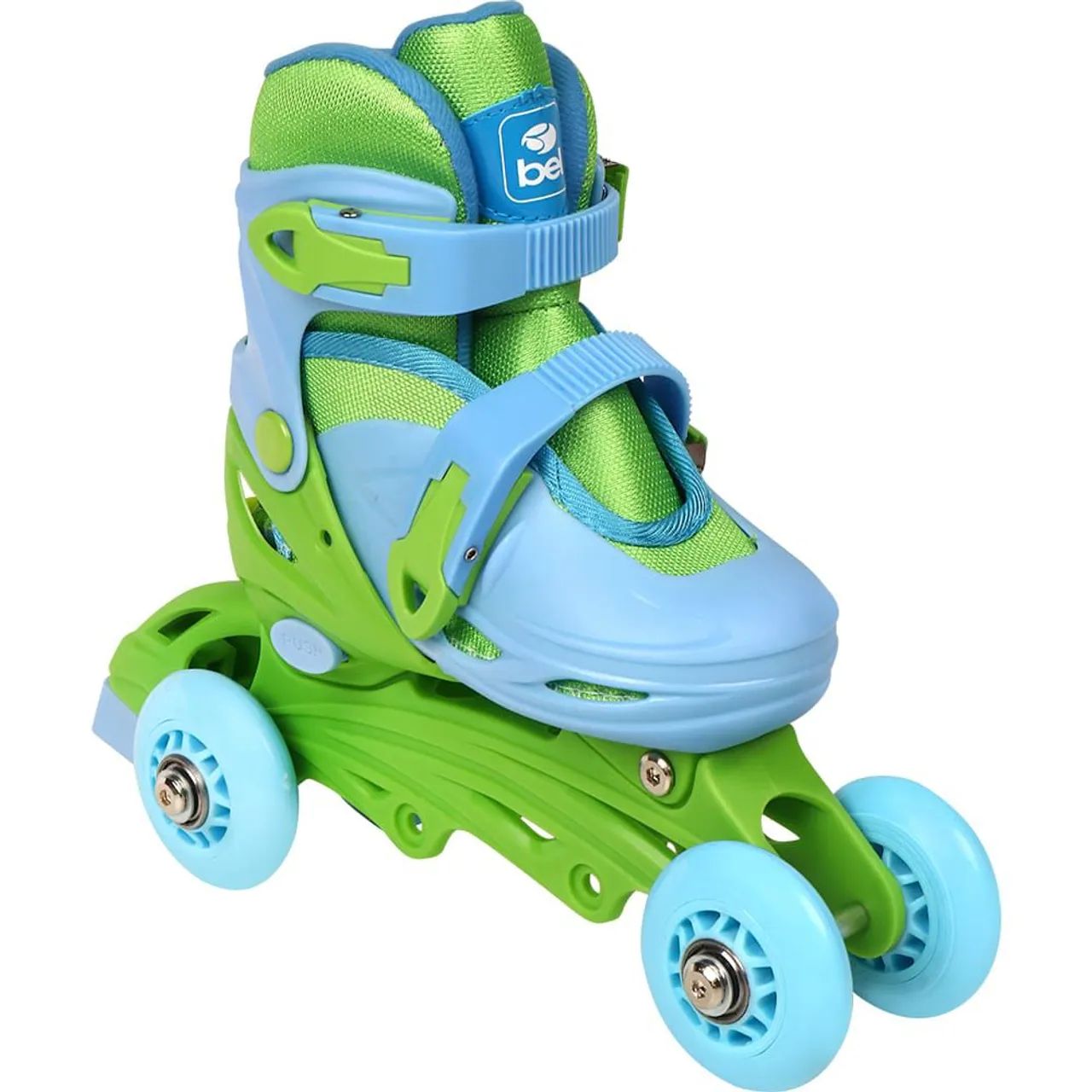 Patins 3 em 1Inline, Triline e Quadriline com Kit Proteção Ajustável Bel Novos - Foto 3
