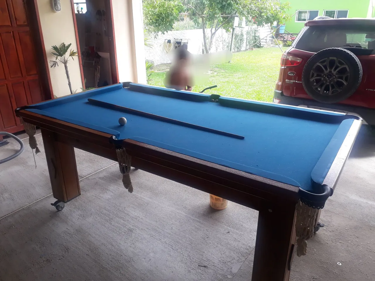 Mesa de Bilhar Pedra Ardósia Madeira maciça