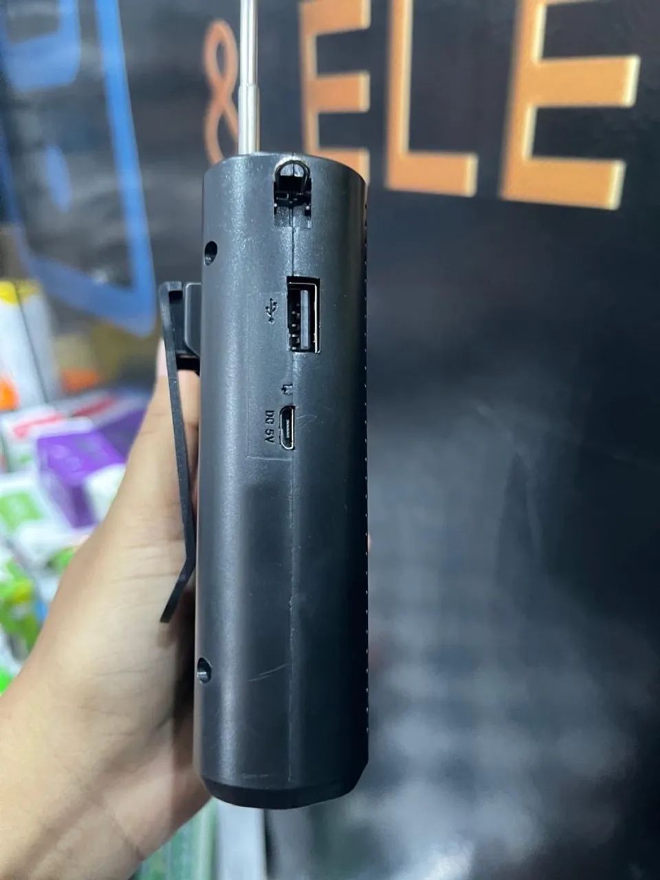 Caixa de Som Portátil com Microfone Grasp - Foto 2