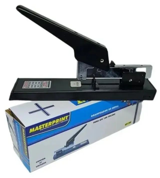 GRAMPEADOR DE METAL MASTERPRINT MP 390 ATE 100 FOLHAS - Foto 4