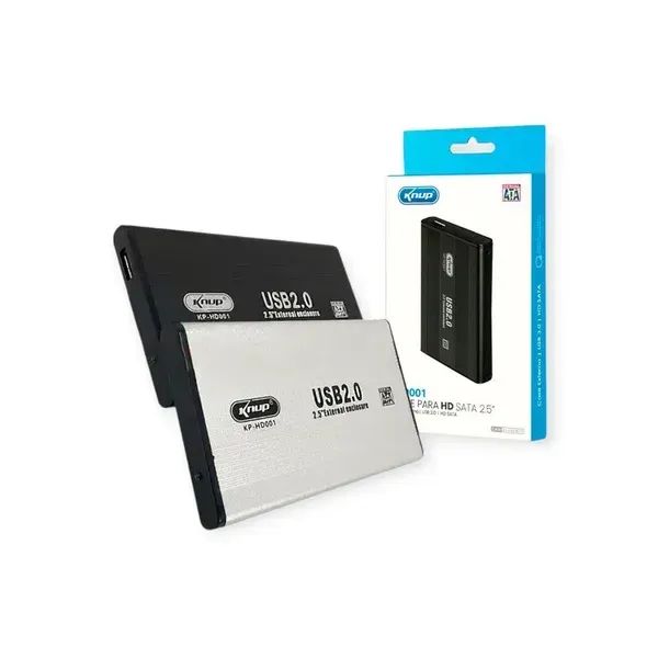 Case Para Hd Sata 2.5'' Usb 2.0 Externo Kp-hd001/b - Knup 