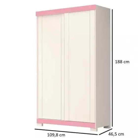 Guarda Roupa Solteiro 100% MDF 2 Portas 2 Gavetas Varios modelos - Foto 3