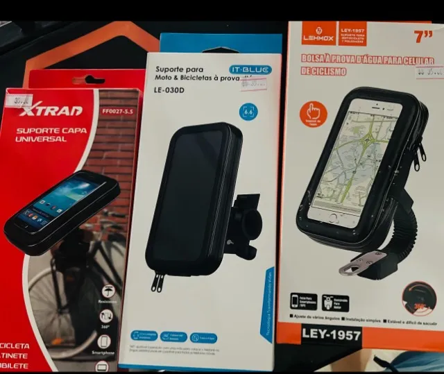 Suporte de Guidão com capa protetora