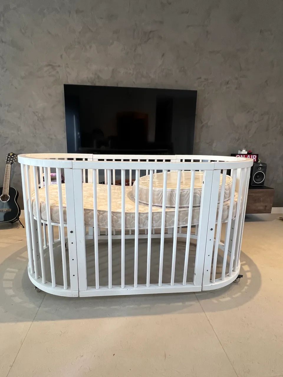 Berço Sleeper Crescer Branco Usado - Foto 2