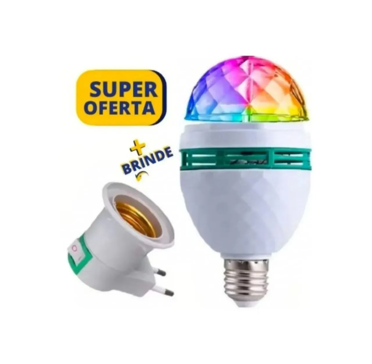 Lâmpada led giratória