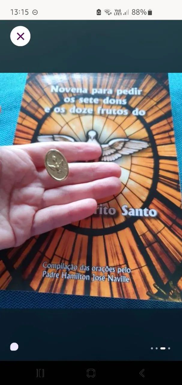 Broche espírito santo - Foto 3