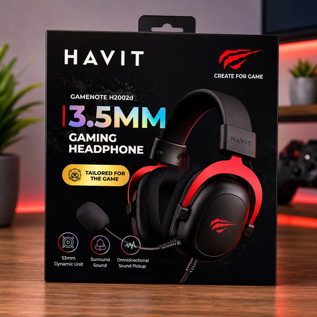 Fone gamer Havit 2002 - Foto 2