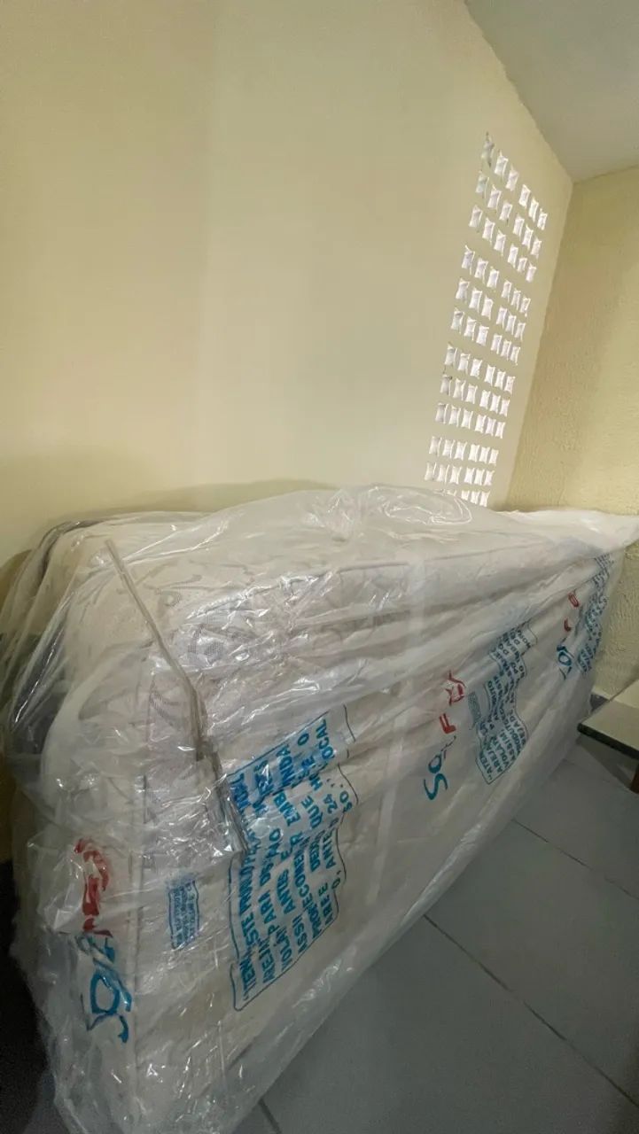 CAMA SOLTEIRO COM CAMA AUXILIAR (colchão, base e cama auxiliar) - Foto 2