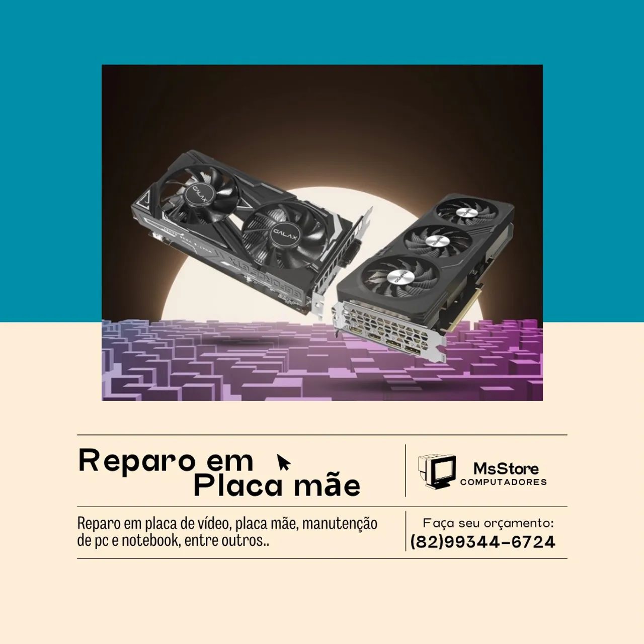 Reparo em placa de vídeo