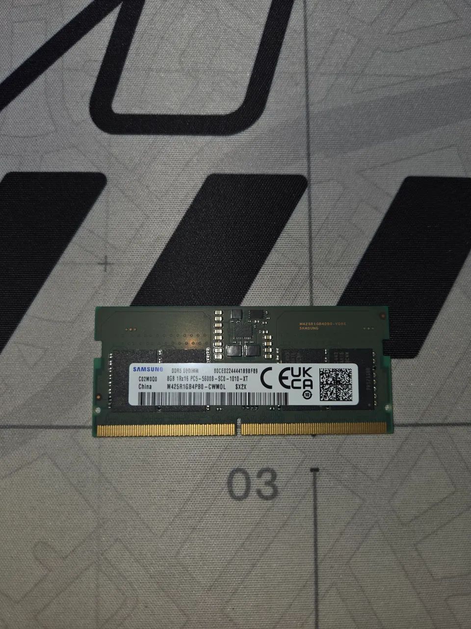 Memoria ram ddr5 8gb 5600mhz de Notebook