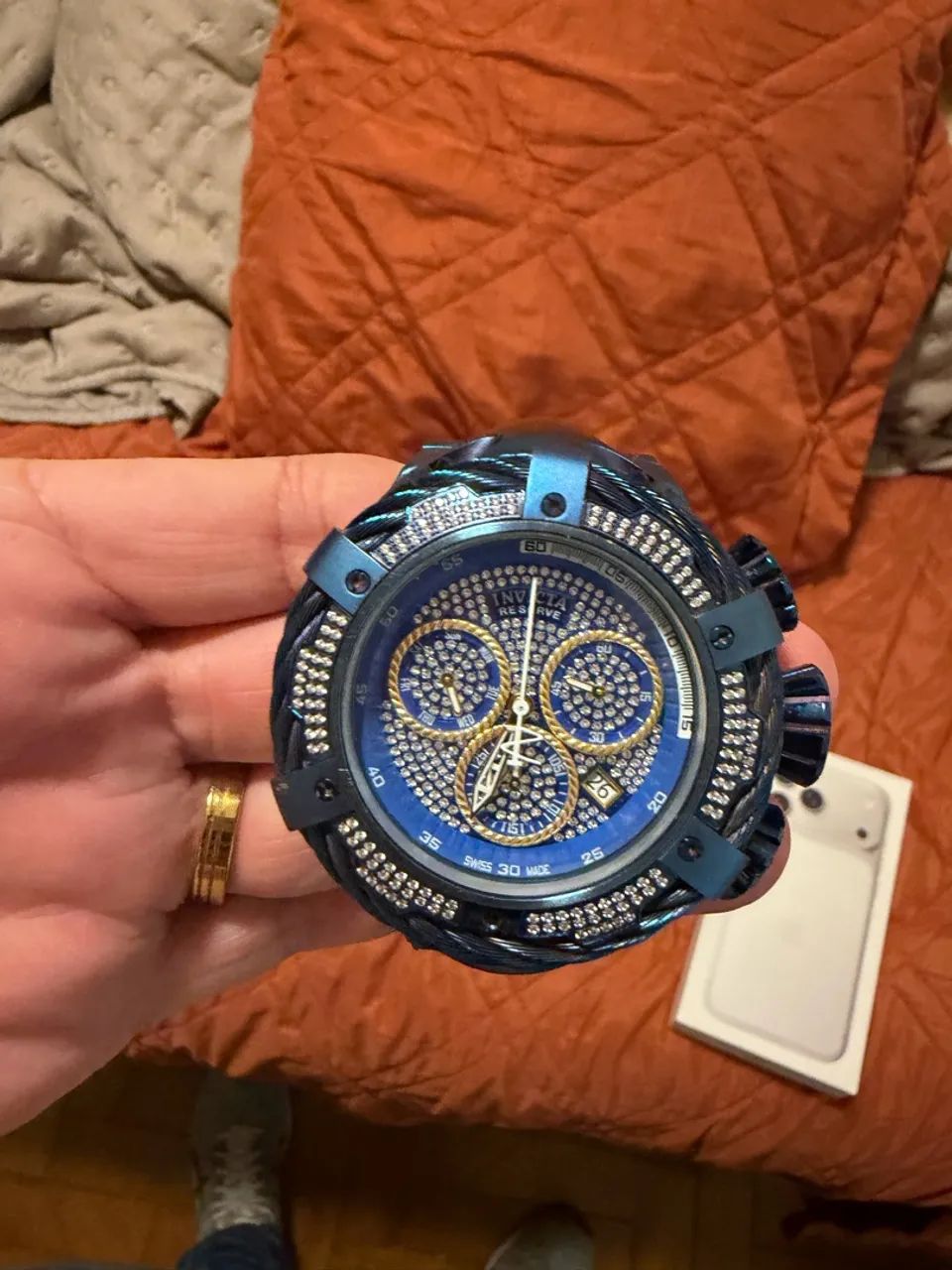 Relógio invicta azul - Foto 2