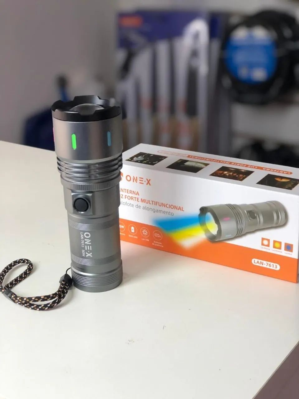 LANTERNA LUZ FORTE ONE-X LAN-7613 - Foto 4